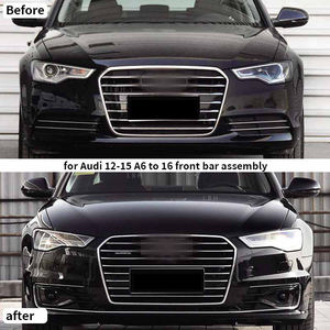 Kit de carrocería de accesorios de sintonización automática para <span class=keywords><strong>Audi</strong></span> <span class=keywords><strong>A6</strong></span> modelo 12-15 actualizado 16 modelos PP material Kit de delimitación frontal - Product Image 4