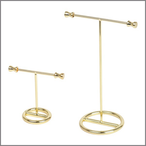 T-Shaped Earring <b>Stand</b> Metal Gold Color Jewelry <b>Display</b> Rack For Ear Studs And Ornaments Wholesale - Product Image 4