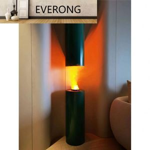 Chimenea Eléctrica Moderna <span class=keywords><strong>de</strong></span> Acero Giratoria y Suspendida para Interiores, Chimenea Colgante <span class=keywords><strong>de</strong></span> Techo para Sala <span class=keywords><strong>de</strong></span> Estar - Product Image 6