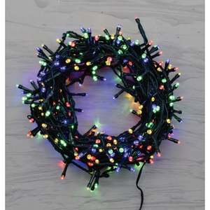 100 luces navideñas multicolor LED con transformador 5+2MT - Product Image 1