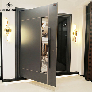 <span class=keywords><strong>Porte</strong></span> d'entrée en acier blindé <span class=keywords><strong>avec</strong></span> double serrure intelligente biométrique par <span class=keywords><strong>empreinte</strong></span> <span class=keywords><strong>digitale</strong></span> et reconnaissance faciale - Product Image 1