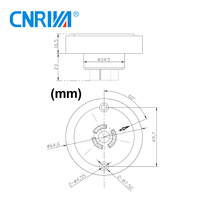 CNRIYA Zertifizierte IP65 Wasserdichte 480V PBT Elektronische 3-PIN BF-A Serie Induktive Schalter Drehverschluss-Steckdose ANSI/UL773 1000W