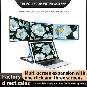 Monitor Triple de 15.6 Pulgadas con Puertos USB Tipo-C, Pantalla IPS LED 1080P FHD, Pantalla Cuádruple OEM - Product Image 3