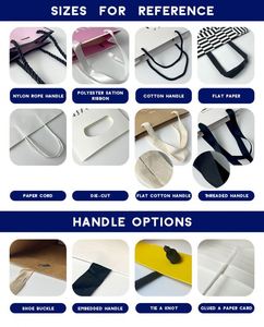 Bolsa de Papel Premium de Alta Calidad con Asa de Listón, Empaque de Papel Elegante para Compras, Bajo MOQ - Product Image 5