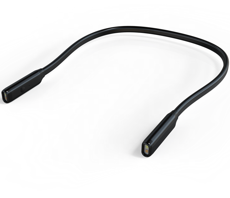 Biumart светодиодный портативный подвесной шейный перезаряжаемый светильник для чтения с защитой глаз