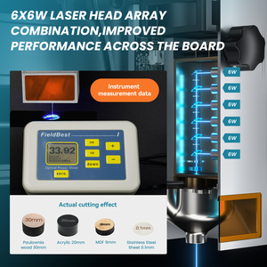Máquina de Grabado Láser <span class=keywords><strong>Atomstack</strong></span> X30 <span class=keywords><strong>Pro</strong></span> de 160W con Asistencia de Aire Automática Integrada, Láser de Diodo Cuádruple para Madera - Product Image 3