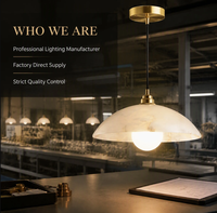Lampe suspendue en laiton avec abat-jour en marbre et albâtre, style moderne classique, 1 éclairage, pour salle à manger, îlot de cuisine, restaurant, café, hôtel