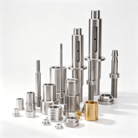 Pièces métalliques en aluminium usinées CNC industrielles sur mesure, pièces en acier, pièces en laiton usinées CNC 5 axes, pièces en acier inoxydable usinées CNC