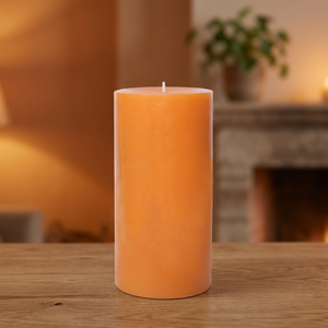 Pillar Candle, <b>Paraffin</b> Wax Material Large Fat Unscented Pillar Candle - Product Image 3