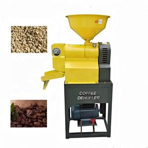 Équipement industriel de décorticage de café, machine à décortiquer en acier au carbone à moteur, haute productivité, état neuf, pour petits volumes de café sec - Product Image 1