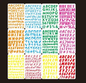 36 Pieces Large Alphabet Letter Stencils Number Stencils Reusable Letter  Stencils for Painting on Wood Wall Fabric Rock Chalkboard Glass (3 Inches)