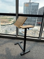 Bureau de travail moderne en métal, table réglable en hauteur, bureau mobile pour ordinateur portable, pliable, installation facile, vente en gros, usine