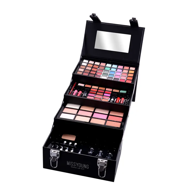 All-in-One-Make-up-<span class=keywords><strong>Kit</strong></span> 177 Farbe Matte Shimmer Lidschatten-Palette Rouge Lip gloss Augenbrauen puder Concealer <span class=keywords><strong>Kit</strong></span> Beauty Cosmetic Mak