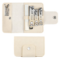 Ensemble de soins des ongles en acier au carbone, 10 pièces, kit professionnel de manucure et pédicure, coupe-ongles, pince à cuticules, outils de beauté