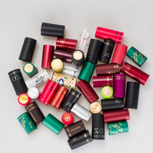 Bán buôn nhựa in thiết kế xé Dải con dấu rượu vang đỏ chai sưởi ấm co ngót viên nang - Product Image 1