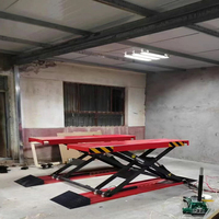 Ciseaux élévateurs robustes de 4000 kg et 1,2 m, élévateur automobile de 4 tonnes pour atelier de réparation automobile