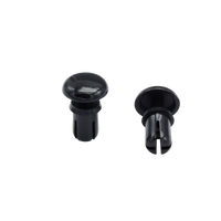 Rail de fixation en plastique pour pare-soleil de toit de voiture, rivet d'expansion, clip de retenue intérieur, installation sans outil, noir