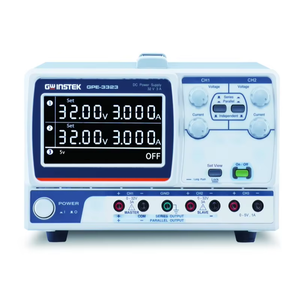 GW instek GPE-3323C จ่ายไฟเอาต์พุต195W ตั้งโปรแกรมได้เชิงเส้น0-30V/0-3A 0-5V/0-3A X1 110V อินพุต PPE-Series 3-c - Product Image 1