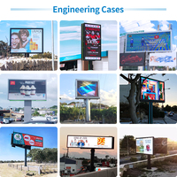 Street Outdoor Novastar Control System Pantalla LED P6 a todo color Cartelera digital