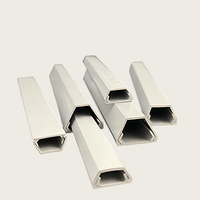 Sac en plastique de conduit de chemin de câbles trapézoïdal PUWEI ou couverture de câble de carton PVC rigide pour le conduit de câblage téléphonique de système de goulotte