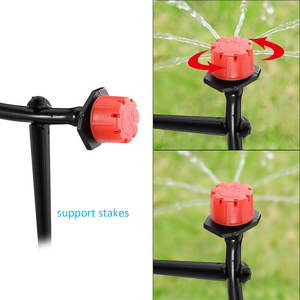 <span class=keywords><strong>Goutteur</strong></span> d'irrigation réglable à 360 degrés, émetteurs d'irrigation hydroponique, 1/4 pouce pour les parterres de fleurs et les jardins potagers - Product Image 2