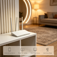 Router WiFi 4 Inalámbrico MW325R de 300Mbps a Precio Económico, con 4 Antenas, RJ45, Fácil Configuración para Minoristas de Comercio Electrónico