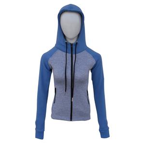 Sweat-shirt en molleton pour femme, vêtement de sport Tech, à fermeture éclair - Product Image 1