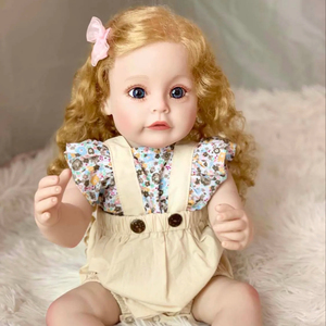 Twin Bb Reborn <span class=keywords><strong>En</strong></span> <span class=keywords><strong>Silicone</strong></span> bébé fille enfant <span class=keywords><strong>en</strong></span> bas âge Reborn princesse merveilleux cadeau exquis enfant <span class=keywords><strong>en</strong></span> bas âge Reborn poupées - Product Image 1