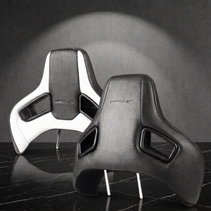 OEM Custom Fit Orifix PU Leather Sport Car Headrest Contoured Cold <b>Foam</b> Support for Extra Comfort Modified Car Seats - Product Image 1