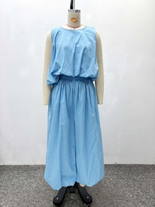 Haut court sans manches ample avec taille cintrée et pantalon large - Nouvel ensemble 2 pièces pour femmes de style africain - Product Image 6