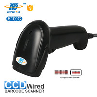 Escáner láser USB DS5100C OEM, precio barato, lector de código de barras 1D para automoción y supermercados, fábrica de China con stock listo RS232