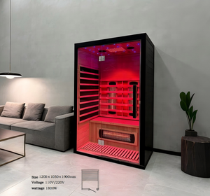 Sauna de Vapor Moderna de Madera Sólida de Hemlock Eléctrica para 2 a 6 Personas, <span class=keywords><strong>Precio</strong></span> de Fábrica, para Uso en Exteriores, Hoteles y Apartamentos - Product Image 5