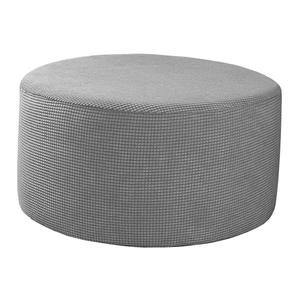 ผ้าคลุมเก้าอี้นวมแบบเก้าอี้นวมสีเทาทรงกลมผ้าคลุมที่วางเท้าลายซักได้ผ้าคลุมป้องกันโซฟาสำหรับโซฟาสามที่นั่งห้องนั่งเล่น - Product Image 3