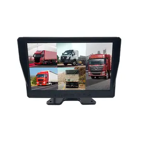 Wemaer BSD 10 Inch 5 Channel AHD Split Monitor Video Recorder Front Rear View Reverse Camera System