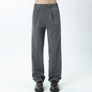 Pantalones <span class=keywords><strong>de</strong></span> Traje Rectos A25Aka+KA-8 <span class=keywords><strong>para</strong></span> <span class=keywords><strong>Hombre</strong></span>, Otoño 2025, Nuevo Estilo Casual, Elegante, <span class=keywords><strong>de</strong></span> Alta Gama, con Caída, Elásticos, Holgados, con Botones - Product Image 1