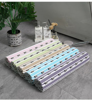 Tapis antidérapant pour salle de bain, spécial douche et toilettes, sans lavage, essuyable, pour drain de sol