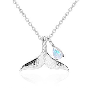 Zircon 925 joyería de moda de plata collares de mujer collar de corazón - Product Image 6