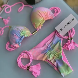 Fabrika yüksek kaliteli beachwear bikini mayo kadın tasarımcı mayolar yaz 2023 bikini mayo beachwear