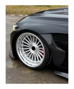 Jantes JUWA pour E39 <span class=keywords><strong>E38</strong></span> E32 E60 E34 E90 E30 F10, jantes profondes en aluminium forgé, argentées, multi-rayons, 18-19 pouces, pour voitures particulières - Product Image 1