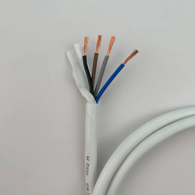 Multi Conductor Flexible Cable RVV 2 3 4 5 Core 0.75mm 1mm 1.5mm 2.5mm 4mm 6mm Electrical Cable Wire Power Cable