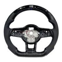 Volant en fibre de carbone Alcantara LED pour VW Volkswagen Golf 5 6 7 7.8 R 7R MK5 MK6 MK7 GTI Polo Passat B7 B8 Tiguan CC