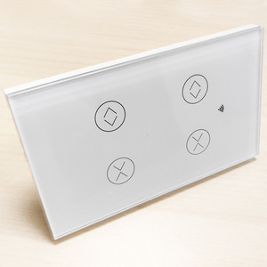 Interruptor de Cortina Inteligente Wi-Fi de 2 Ganglios y 1 Vía con Panel Táctil de 10A para PC, Compatible con <span class=keywords><strong>Alexa</strong></span>/Google Home/<span class=keywords><strong>IFTTT</strong></span> (Versión EE. UU.) - Product Image 3