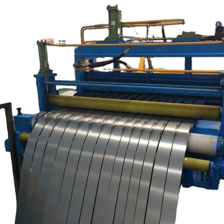 steel rolled coil shearing and slitting machine line for making steel coil strip machine for sale honjia metal slitting machine