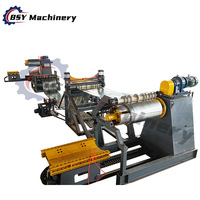Línea de Corte de Bobinas de Acero de Alta Precisión, Máquina Automática de Corte de Tiras de Acero Galvanizado, Controlada por PLC, con Rodamiento Hidráulico