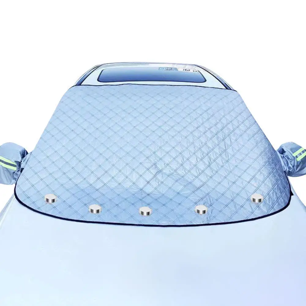 SUNNUO-Parasol personalizado para parabrisas de coche, tela duradera, cubiertas de ventana impermeables gruesas, cubierta de nieve universal para parabrisas de coche