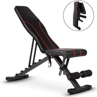 Banc de musculation réglable et inclinable, équipement de gym commercial, pliable en acier, pour entraînement abdominal et fitness