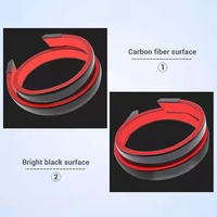 Nouveau coloré fibre de carbone course LED clignotant clignotant haute Position frein feu arrière 12V voiture arrière modifié atmosphère lampe
