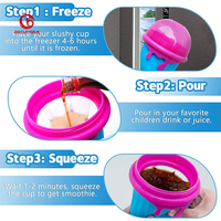 Gobelet magique pour faire des glaces et des slushies, 500 ml, gobelet à presser, gobelet refroidissant, gobelet à lait frappé, gobelet à glace