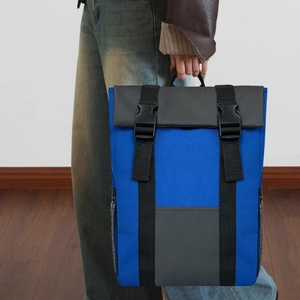 Custom Logo New Fashion Designer Nylon <b>Backpack</b> Waterproof Men College Travel <b>Antitheft</b> Leisure Laptop Flip Polyester Zipper - Product Image 4