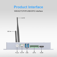 CHAFON Impinj Indy E710 UHF Passiver RFID-Leser mit großer Reichweite 860-960MHz 8-Kanal-Anschlüsse mit Android 12 OS